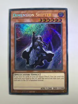 Dimension Shifter RA01-EN014 Secret Rare 1st Edition YuGiOh Card NM - Image 1