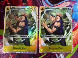 Roronoa Zoro OP15-113 SR yellow Adventure on Kami’s Island One Piece ENGLISH x2 - Image 1
