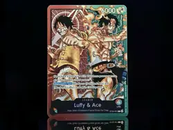 Luffy & Ace ST30-001 (Leader) - One Piece Starter Deck EX: Luffy & Ace (ST30) - Image 1