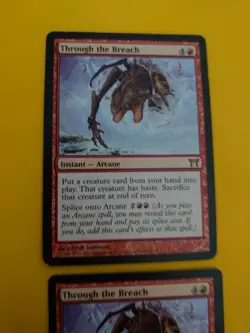 Through the Breach x2 Instant arcane rare Champions of Kamigawa. MTG 2 Card. - Image 3