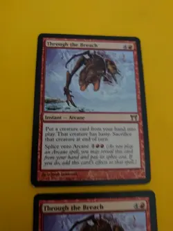 Through the Breach x2 Instant arcane rare Champions of Kamigawa. MTG 2 Card. - Image 4