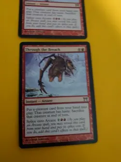 Through the Breach x2 Instant arcane rare Champions of Kamigawa. MTG 2 Card. - Image 5