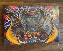 Pokemon Tcg Guzzlord Gx Box (outer Box Damaged) Interior Cards Pristine - Image 1