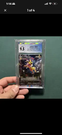 CGC 10 Jolteon VMAX 2021 Black Star Promos SWSH184 Pokemon Card - Image 3