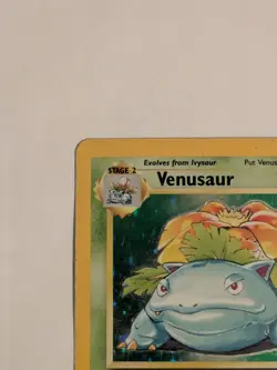 Pokemon TCG Venusaur Holo Rare Card Base Set 15/102, 1999 - Image 4