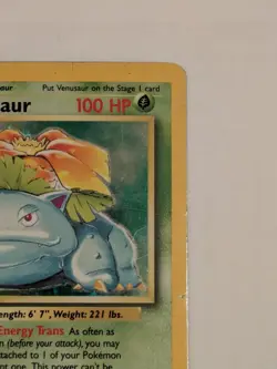 Pokemon TCG Venusaur Holo Rare Card Base Set 15/102, 1999 - Image 5