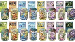 Pokemon Prismatic Evolutions 8 Mini-Tins with Promo Cards Costco 2-Pack IN HAND! - Image 2