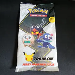 First Partner Pack (Alola) Pokemon Celebrations 25 Booster Packs 3 Jumbo Cards - Image 1