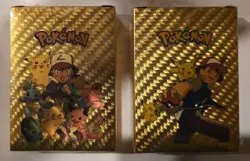 2 Different Pokemon Gold Foil Box Set of 55 Cards each Factory Sealed - Image 1