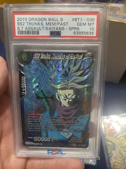 Dragon Ball Super Card Game ss trunks memories of the past signature spr - Image 1