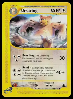 Pokemon Card - Ursaring Skyridge 110/144 Common - Image 1
