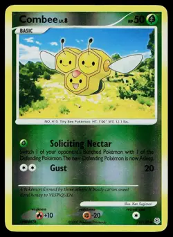 Pokemon Card Diamond & Pearl Combee 79/130 Common Reverse Holo - Image 1