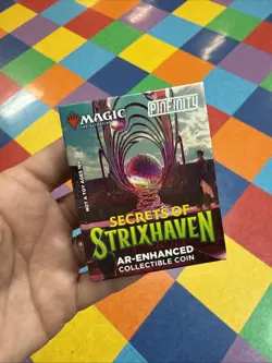 MTG The Secrets of Strixhaven AR-Enhanced Collectible Coin PINFINITY BRAND NEW - Image 1