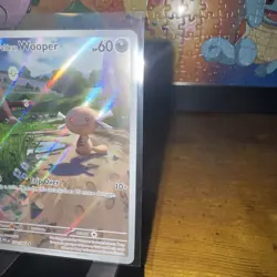 Paldean Wooper 102/094 NM Phantasmal Flames Illustration Rare Pokemon - Image 2