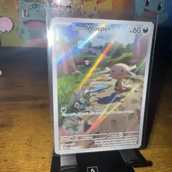 Paldean Wooper 102/094 NM Phantasmal Flames Illustration Rare Pokemon - Image 3