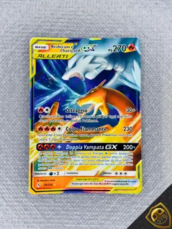 Reshiram e Charizard GX 20/214 Legami Inossidabili Pokemon card Italiano - Image 1