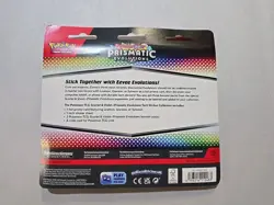 POKEMON PRISMATIC EVOLUTIONS TECH STICKER COLLECTION 3 BOOSTERS 1 SYLVEON FOIL - Image 2