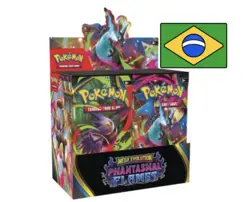 Pokemon 4x P. Flames 4x Mega 4x Chaos Box New Sealed PORTUGUESE Brazil TCG - Image 1