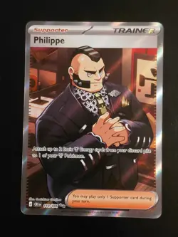 Pokemon Chaos Rising Phillipe 110/086 Ultra Rare - Image 1
