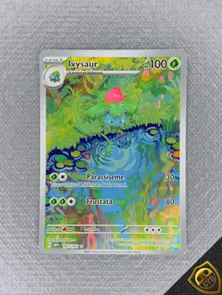 Ivysaur 167/165 Illustrazione Rara Holo Scarlatto e Violetto Mew 151 Pokemon - Image 1