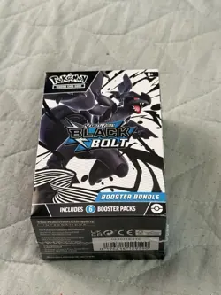 pokemon mega evolution black bolt booster bundle unopened still in plastic - Image 1
