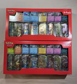 Costco Pokemon Prismatic Evolutions 8 Mini-Tins with Promo Cards Sealed 1 Box - Image 1