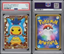 2015 POKEMON PRETEND GYARADOS PIKACHU PONCHO JAPANESE PROMO 151/XY-P PSA 7 NM ! - Image 3