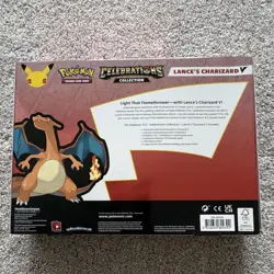 Pokemon TCG Celebrations Lance's Charizard V Collection Box English - Image 2
