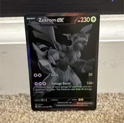 Pokemon TCG Zekrom ex Sv: Black Bolt 172/086 230 HP Basic Holo EX - Image 1