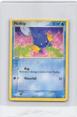 MUDKIP 58/100 - NON-HOLO - Crystal Guardians - 2006 Pokemon Card - NM - Image 1