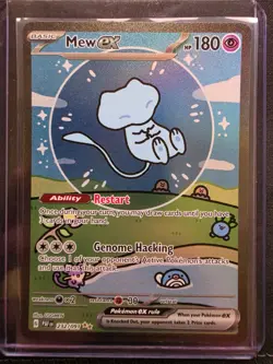 Pokemon Bubble Mew ex 232/091 SV: Paldean Fates Holo NM - Image 1