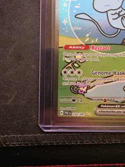 Pokemon Bubble Mew ex 232/091 SV: Paldean Fates Holo NM - Image 4