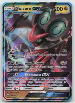 Noivern GX 99/147 Holo Burning Shadows Pokemon NM - Image 1