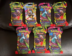 Pokemon TCG: ME Phantasmal Flames Sleeved Booster Packs X7 - Image 1