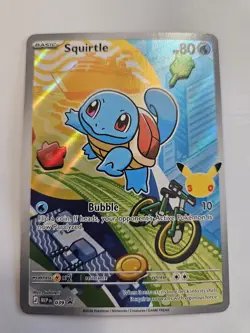 Squirtle 039 Full Art Promo First Partner Collection 30th Anniversary Pokemon - Image 1