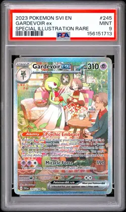2023 POKEMON SCARLET & VIOLET SPECIAL ILLUSTRATION RARE #245 GARDEVOIR EX PSA 9 - Image 1