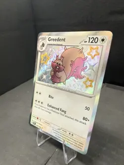 Greedent 206/091 SV: Paldean Fates Holo Shiny Rare Pokemon Near Mint TCG - Image 3