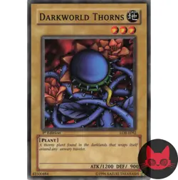 Yugioh Darkworld Thorns LOB-E092 Common 1st Edition NM - Image 1