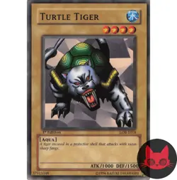 Yugioh Turtle Tiger LOB-E018 Common 1st Edition NM - Image 1