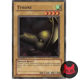 Yugioh Tyhone LOB-E051 Common 1st Edition LP - Image 1