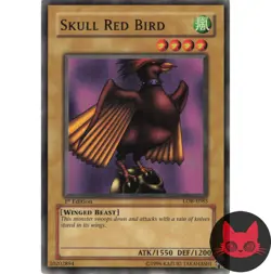 Yugioh Skull Red Bird LOB-E085 Common 1st Edition NM - Image 1