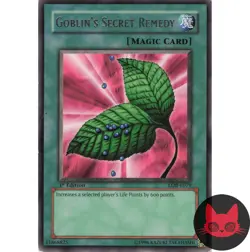 Yugioh Goblin's Secret Remedy LOB-E079 Rare 1st Edition MP - Image 1