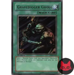 Yugioh Gravedigger Ghoul LOB-E052 Rare 1st Edition LP - Image 1