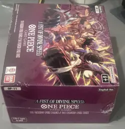 One Piece OP-11 A Fist of Divine Speed Booster Box English Sealed - Image 1