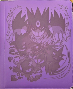 Pokemon Mega Gengar Engraved Purple Top Loader Binder 324 Cards Ready to Ship - Image 2