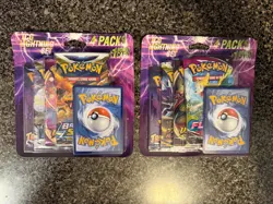Lot of 2- Pokemon TCG Lightning Set. (8 Booster Packs With 2 Additional Cards) - Image 1