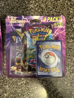 Lot of 2- Pokemon TCG Lightning Set. (8 Booster Packs With 2 Additional Cards) - Image 5