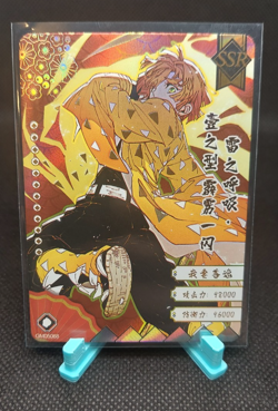 Zenitsu Agatsuma SSR GM05068 Demon Slayer Anime Card - Image 1