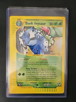 Pokemon Dark Ivysaur Jumbo Card Oversized Best of Game Promo 6 Gold Winner EXC - Image 1