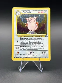 LP Clefable 01/64 Jungle Holo Pokemon Card - Image 1